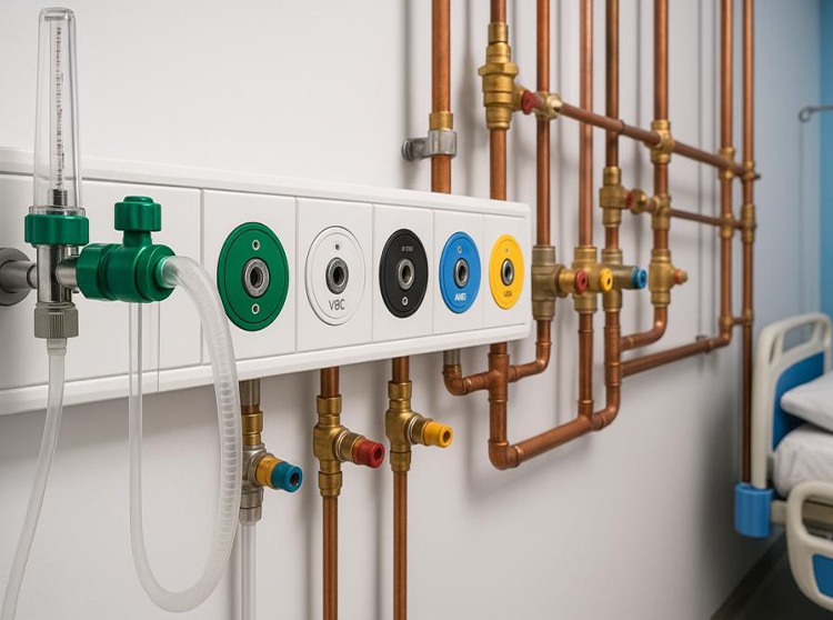 Oxygen Line Copper Tube