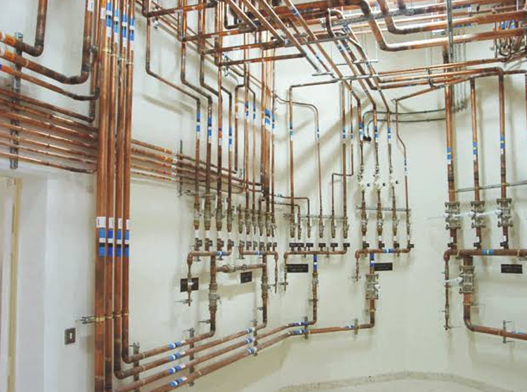 Hospital Copper Piping
